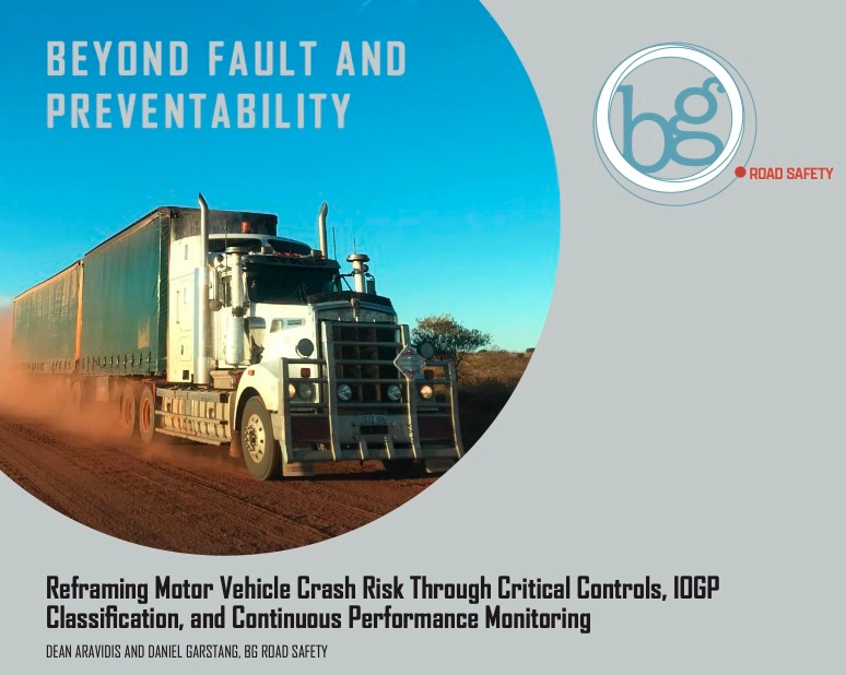 Beyond Fault & Preventability - BG Road Safety
