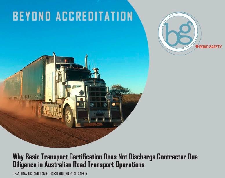 Beyond accreditation - BG Road Safety