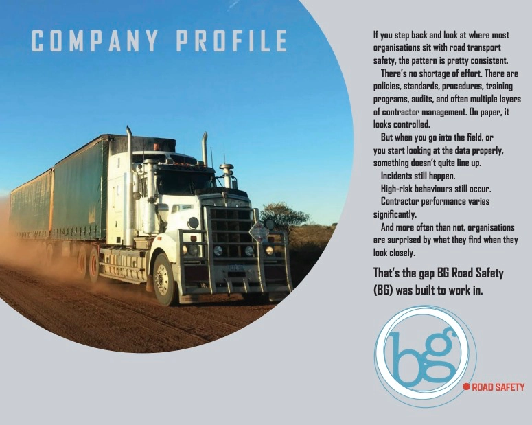 Company profile - BG Road Safety